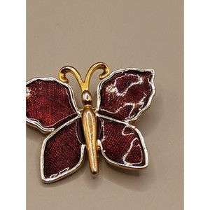 Vintage butterfly brooch